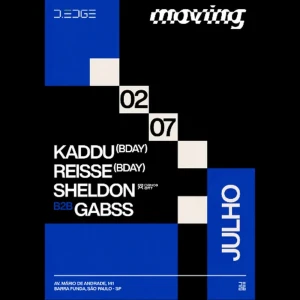 D-Edge Moving com Sheldon B2B Gabss - Ingressos com desconto