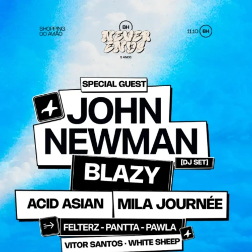 NeverEnds com John Newman - Ingressos