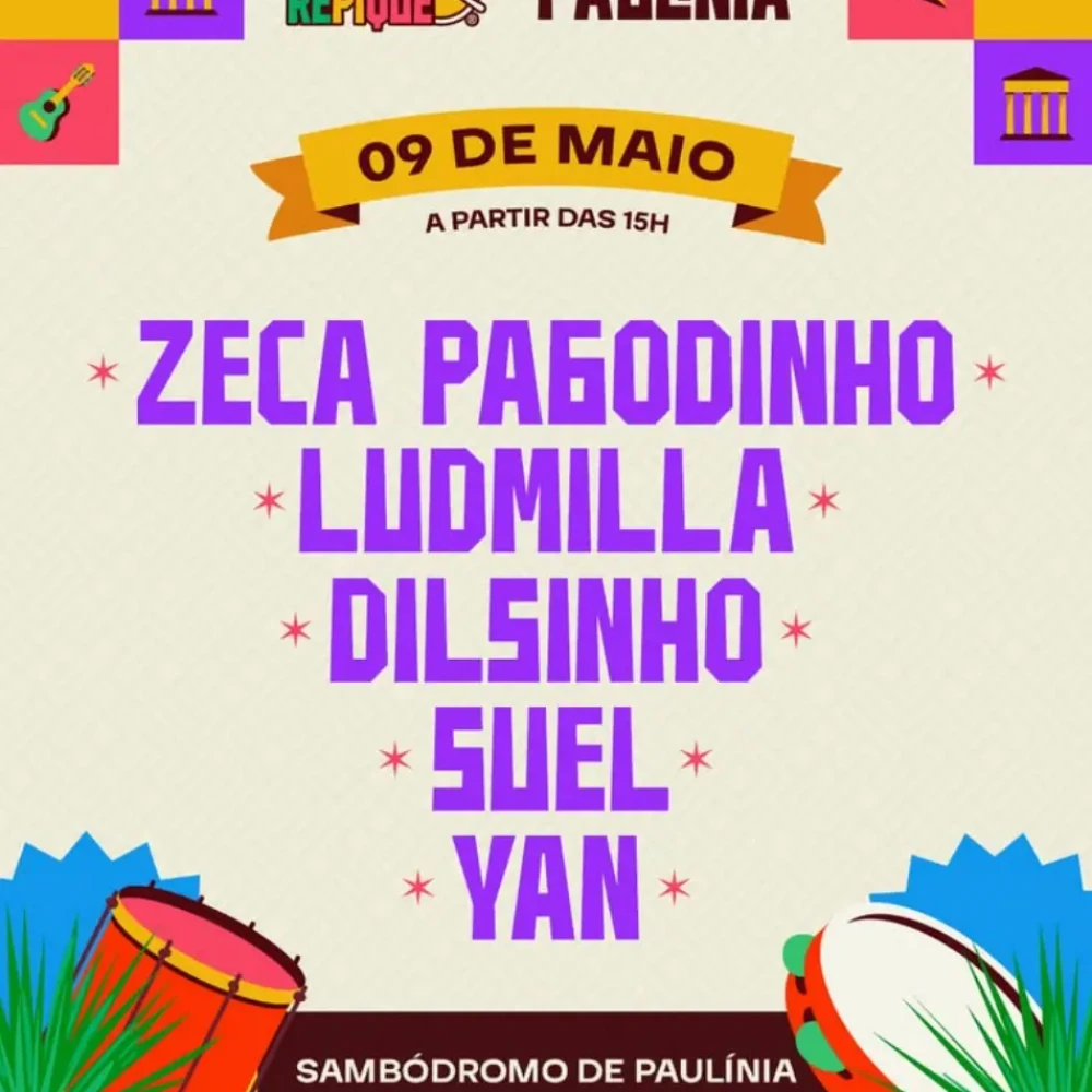 Festival Repique em Paulínia - Ingressos com desconto