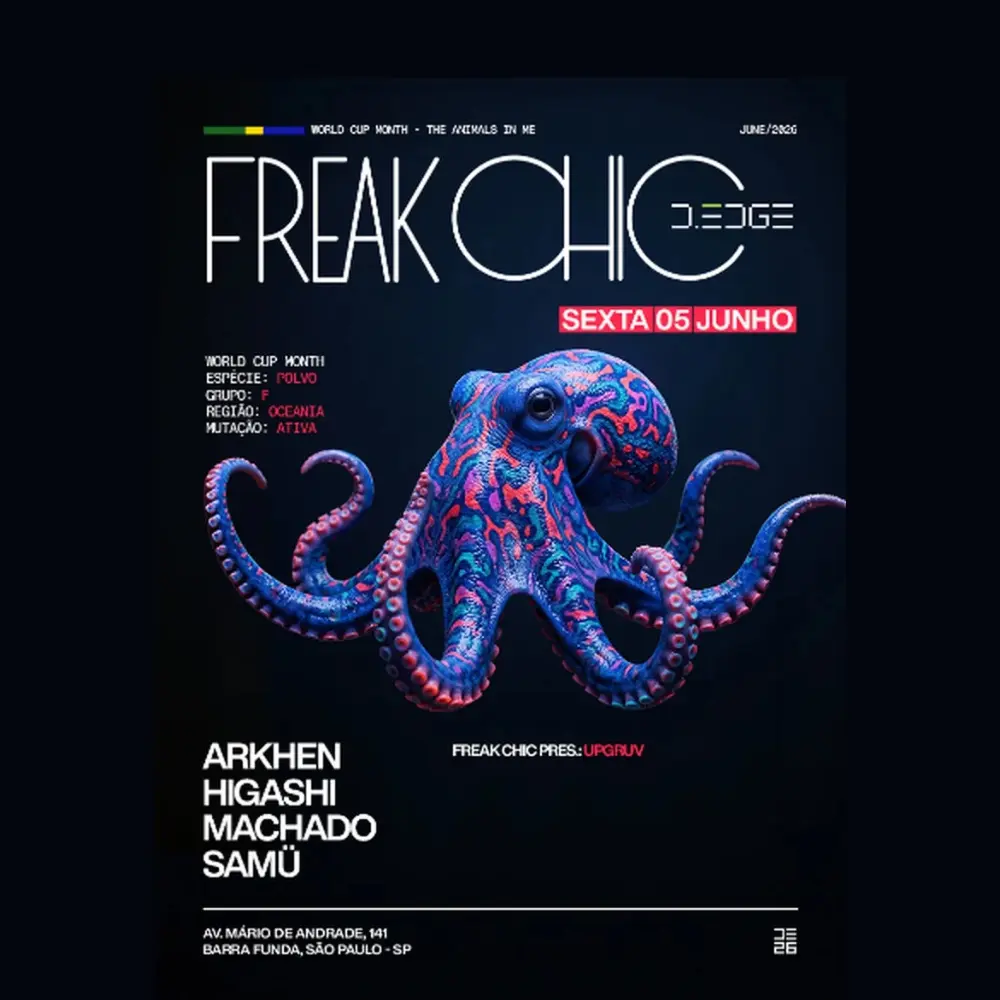 D-Edge Freak Chic com Ärkhen - Ingressos com desconto