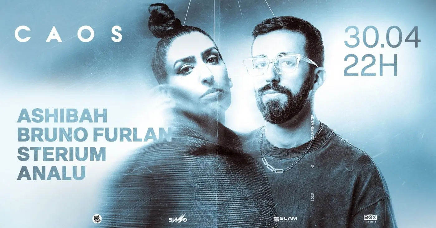 CAOS apresenta ASHIBAH, BRUNO FURLAN, STERIUM e ANALU