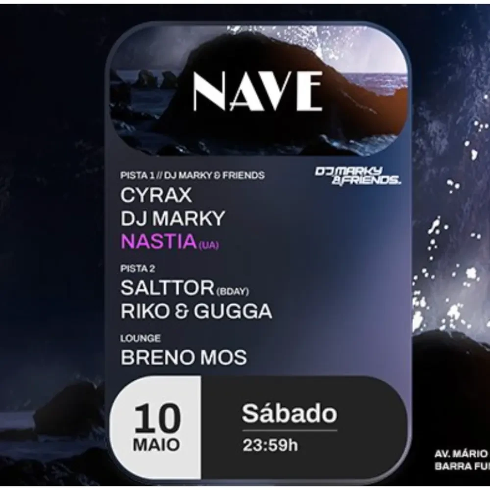D-Edge Nave com Nastia, Dj Marky and friends e mais