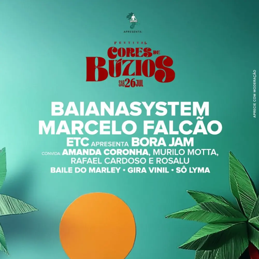 Festival Cores de Búzios - Ingressos com desconto