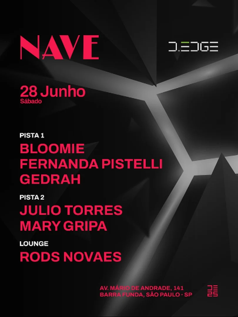 D-Edge Nave com Fernanda Pistelli - Ingressos com desconto