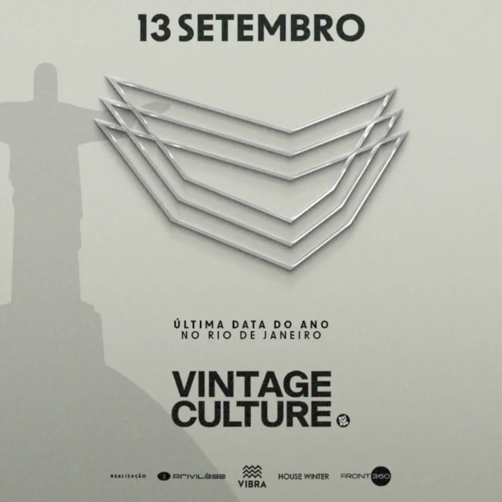 Vintage Culture Rio de Janeiro - Ingressos com desconto