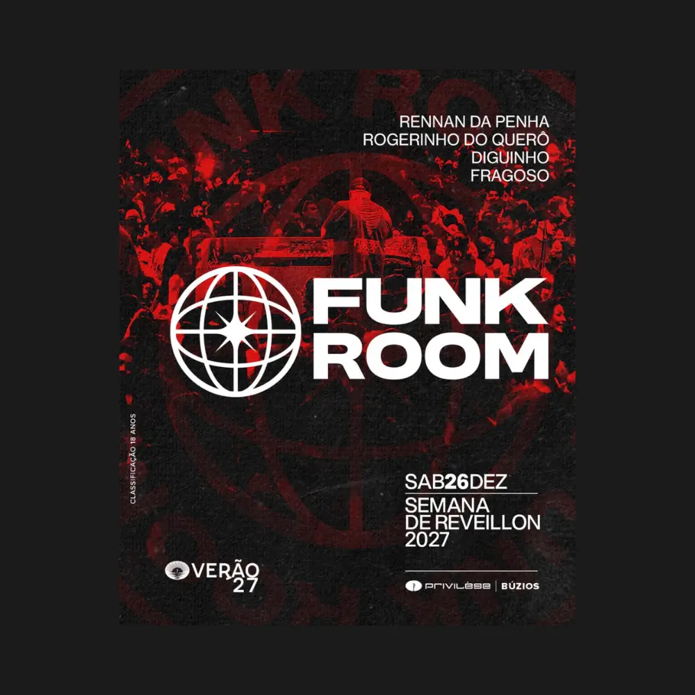 Funk Room Privilège Búzios com Rennan da Penha - Ingressos