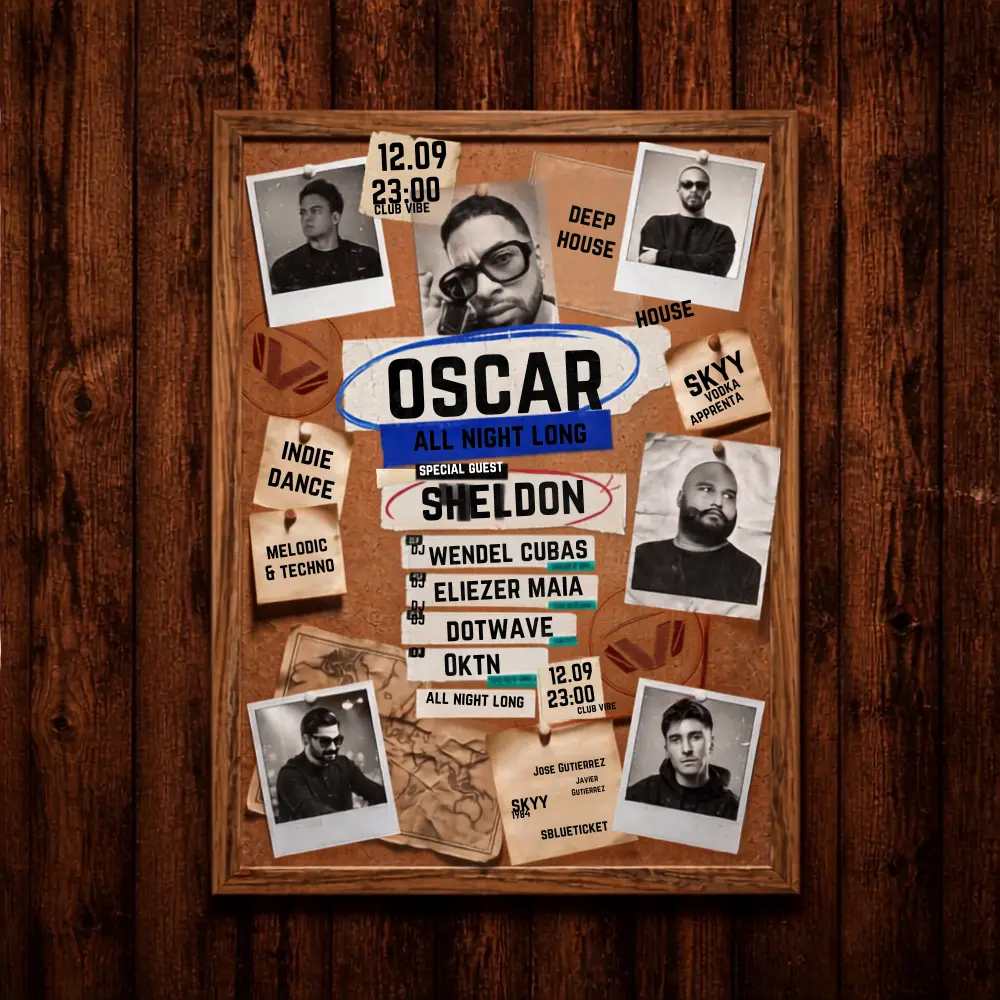 Óscar All Night Long por Sinteze no Club Vibe - Ingressos com desconto