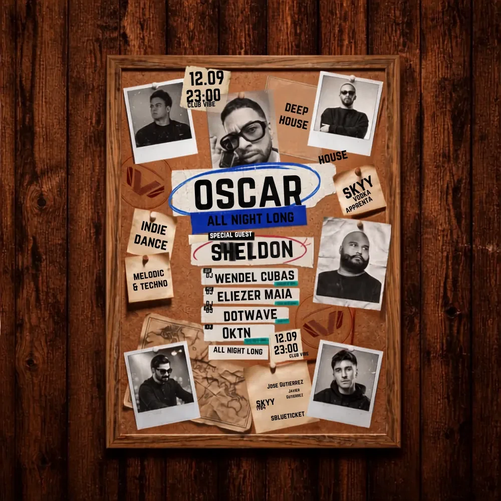 Óscar All Night Long por Sinteze no Club Vibe - Ingressos com desconto