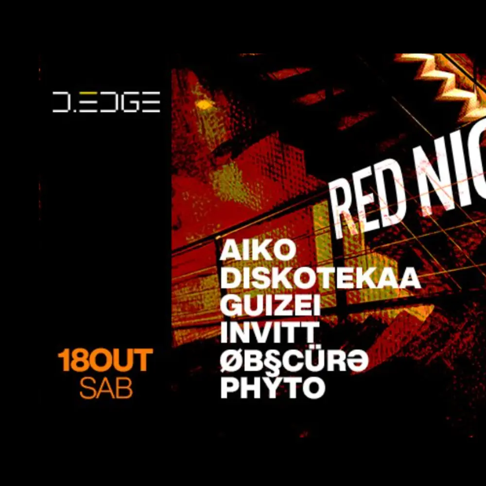 D Edge Rio apresenta Red Night - Ingressos com desconto