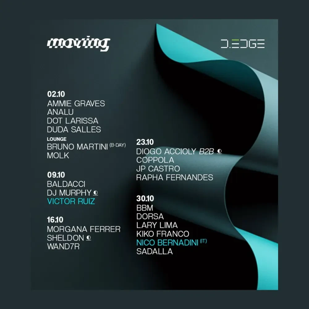 D-Edge Moving Outubro - Ingressos com desconto