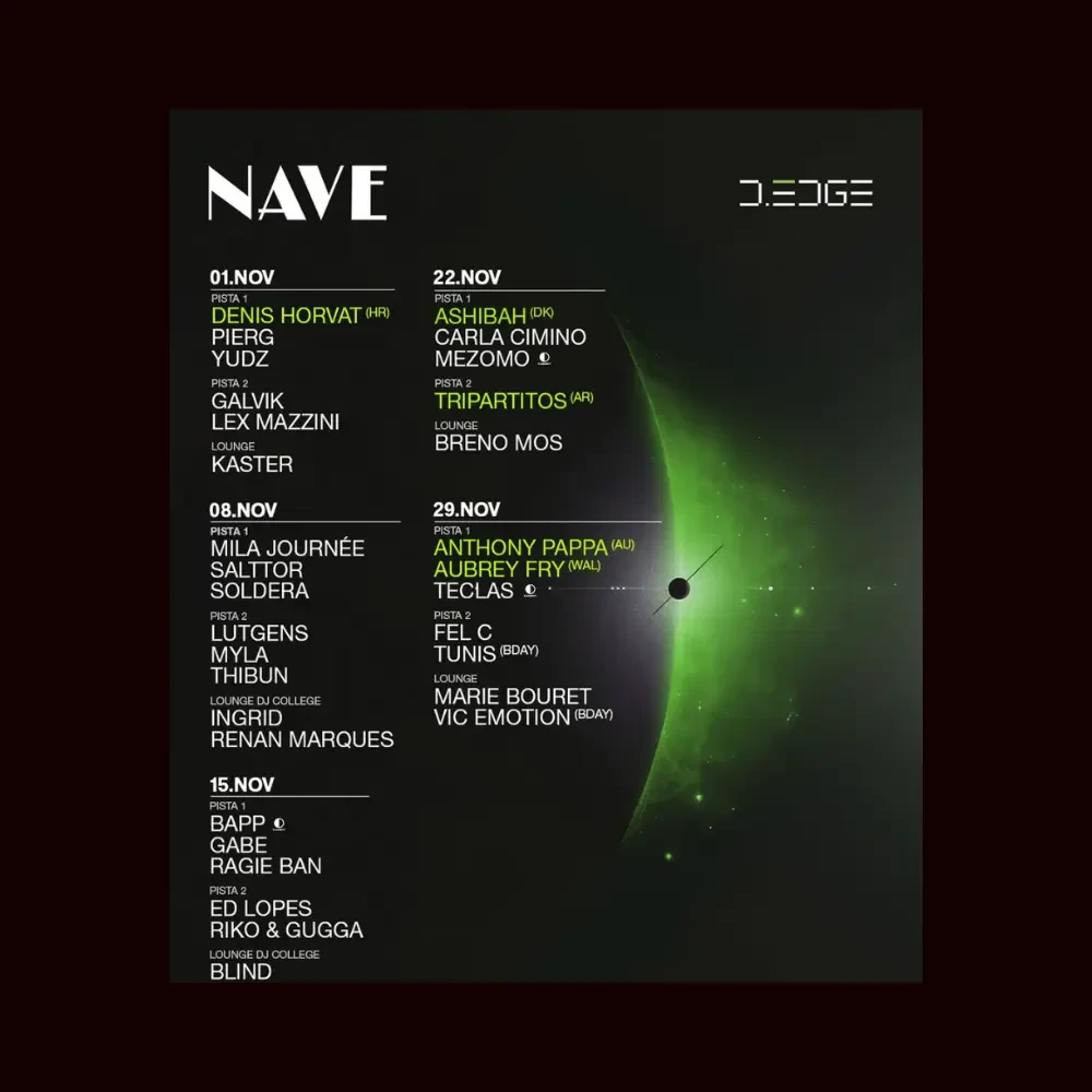 D-Edge Nave Novembro - Ingressos com desconto
