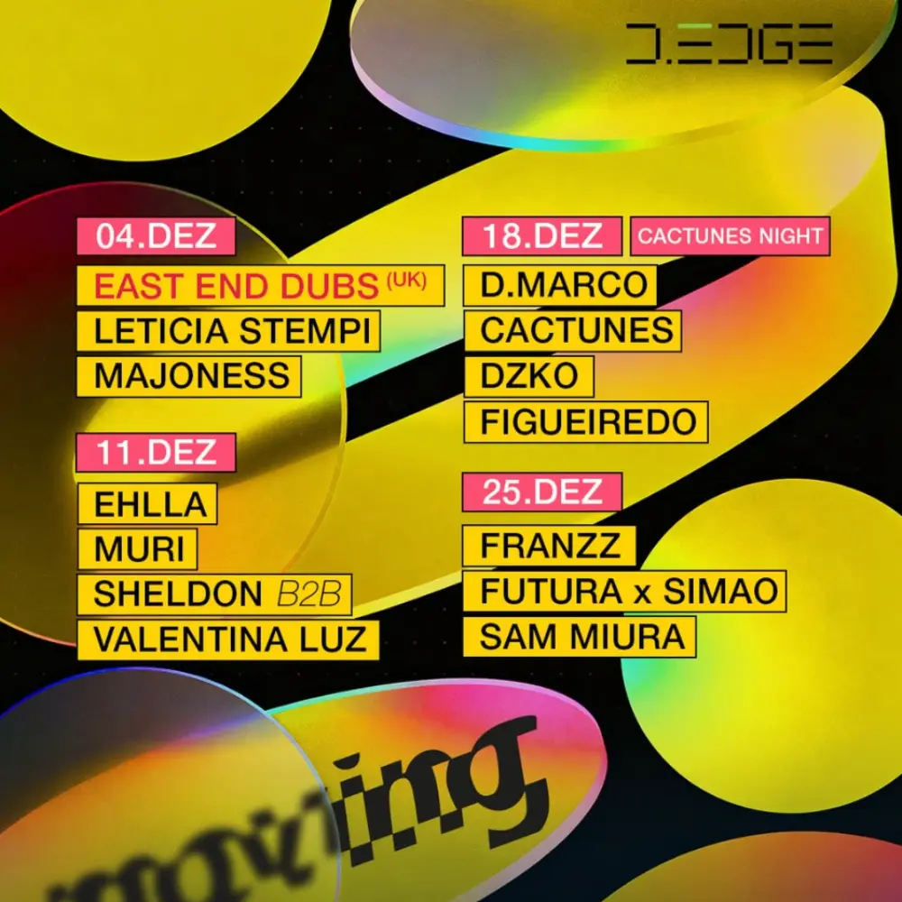 D-Edge Moving Dezembro - Ingressos com desconto