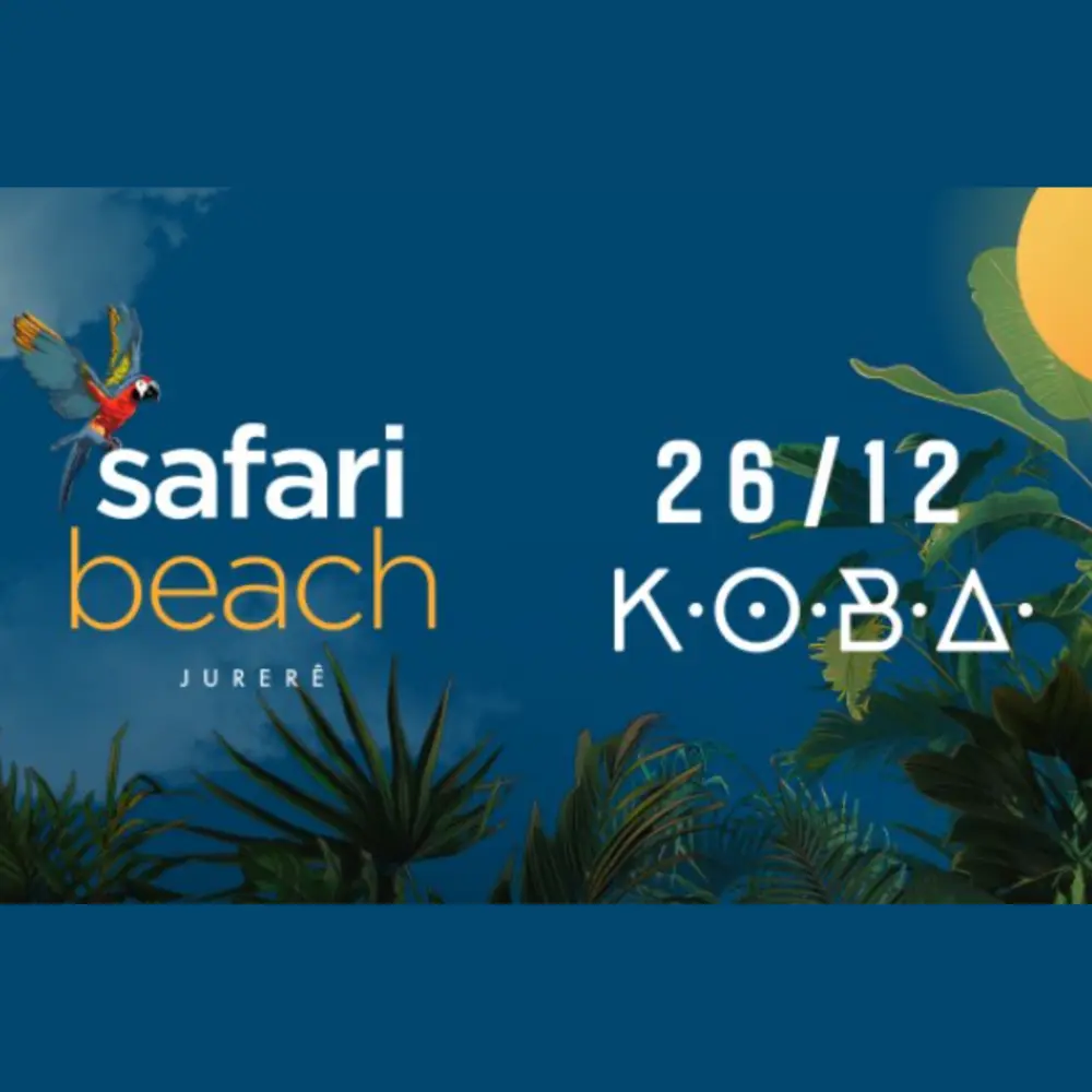 Safari Beach Jurerê com DJ Koba - Ingressos com desconto