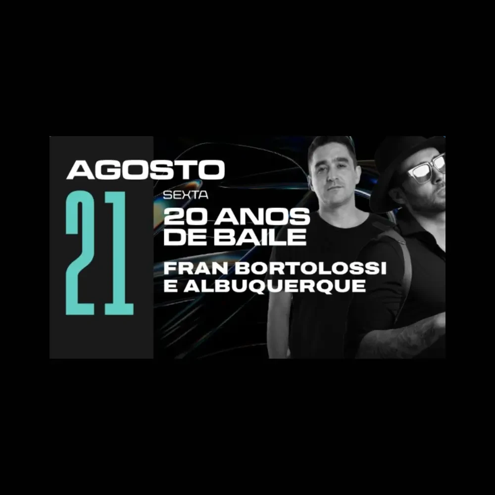 Albuquerque e Fran Bortolossi no Club Vibe - Ingressos com desconto