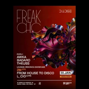 DEDGE SP Freak Chic com 2M e mais - Ingressos com desconto