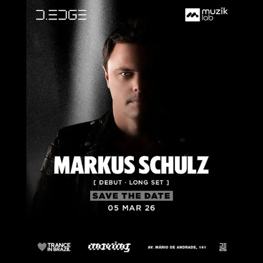 DEDGE SP: Moving com Markus Schulz - Ingressos com desconto