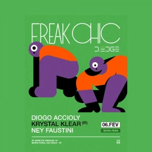 DEDGE SP Freak Chic com Krystal Klear - Ingressos com desconto