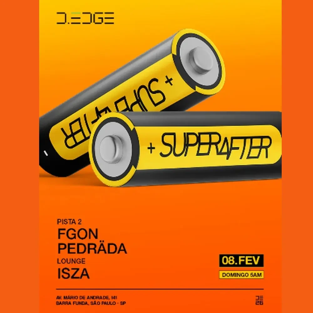 D-Edge SuperAfter com Pedrada - Ingressos com desconto