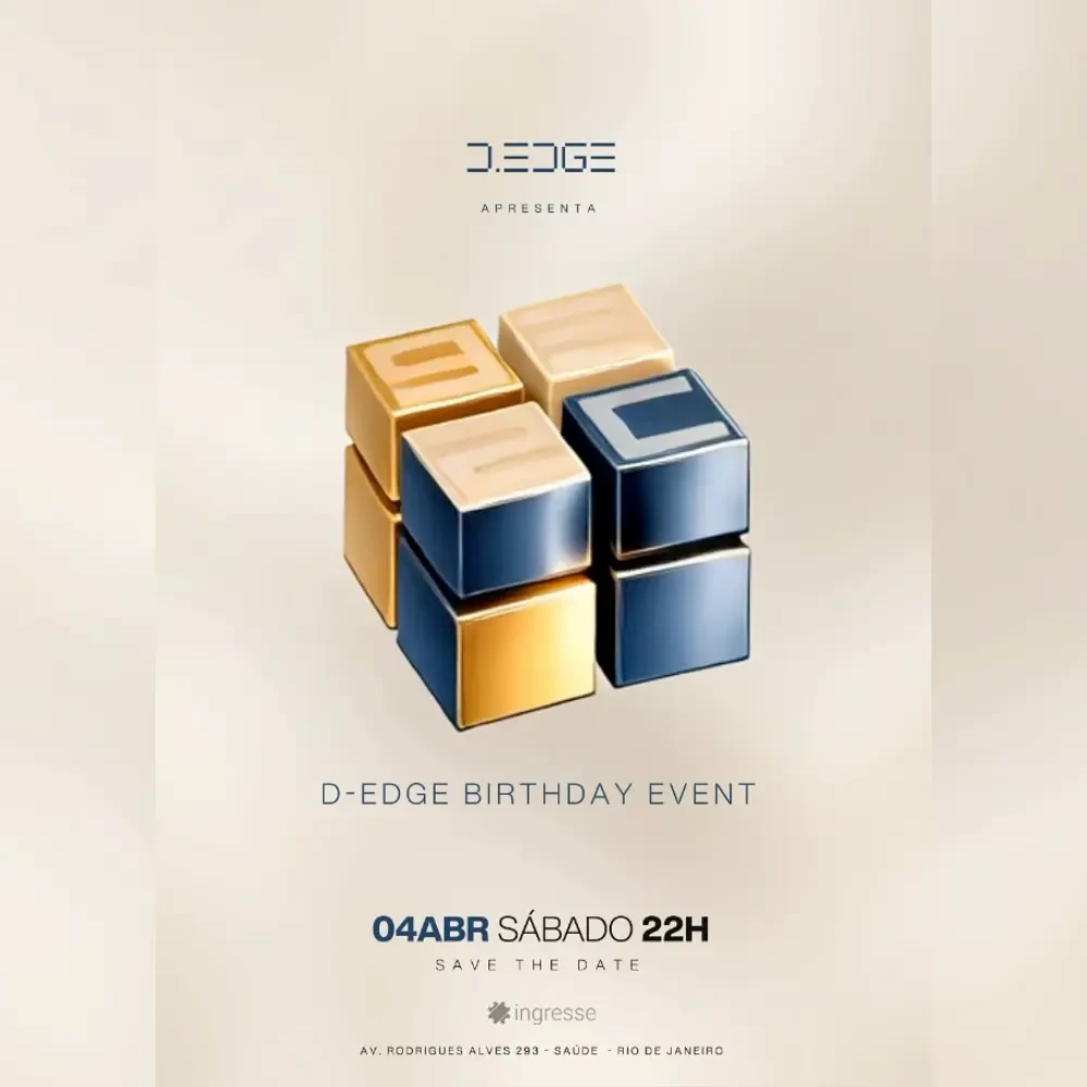 D-Edge Rio Birthday Event - Ingressos com desconto
