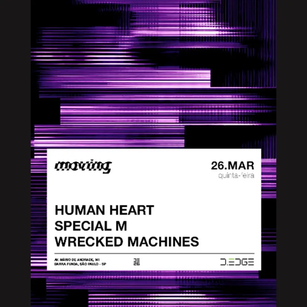 D-Edge SP Moving com Wrecked Machines - Ingressos com desconto