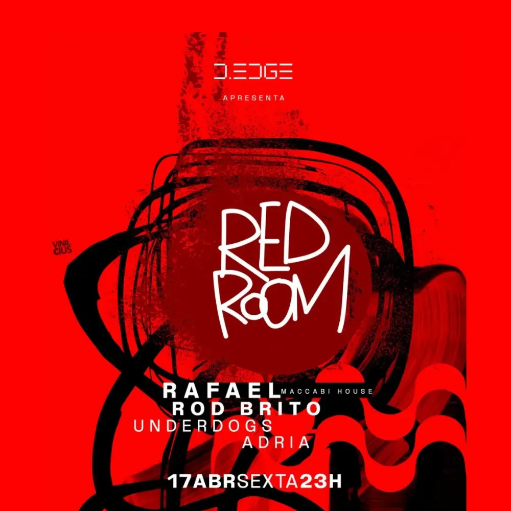 D Edge Rio apresenta Red Room - Ingressos com desconto