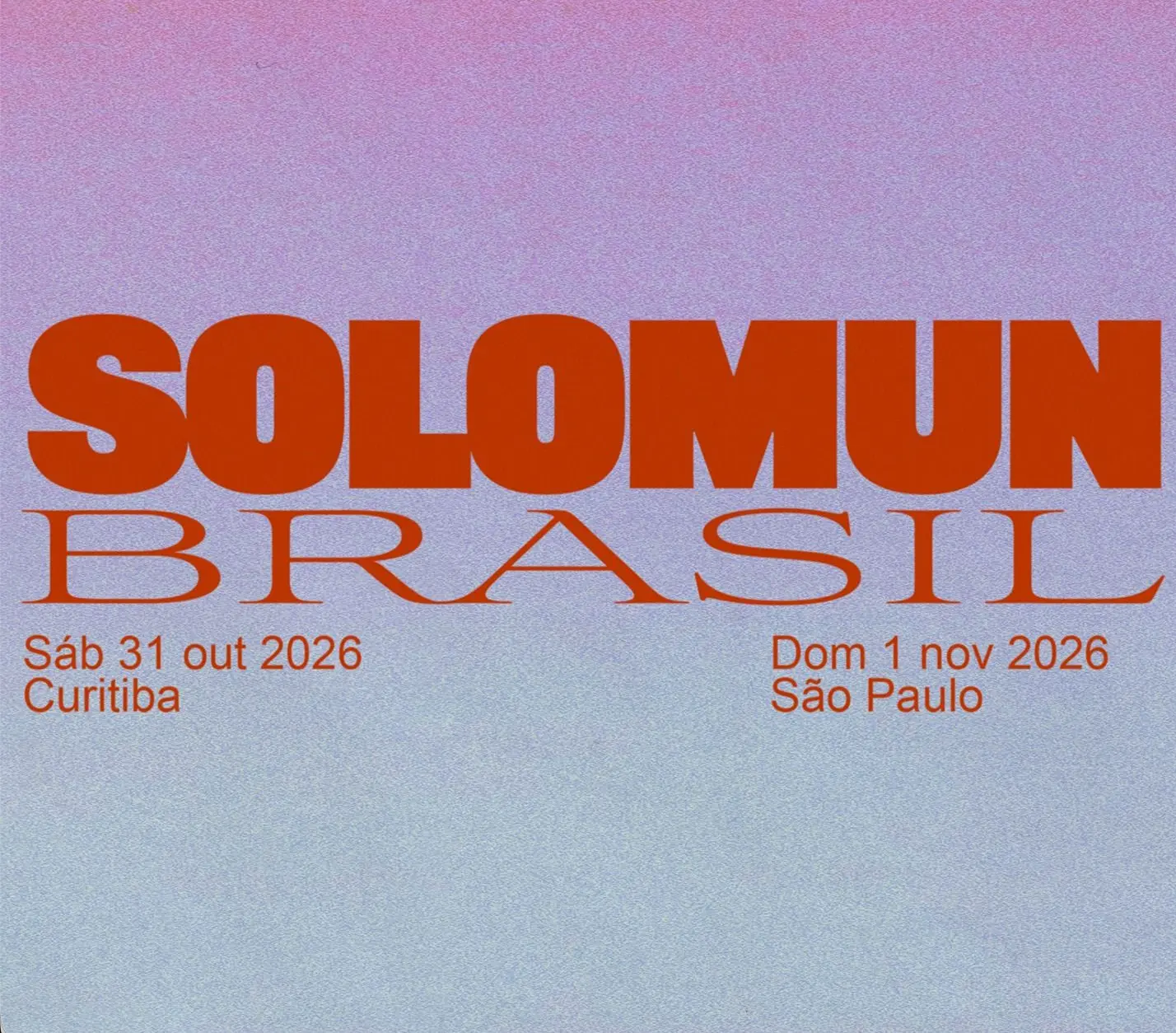 Solomun em Curitiba