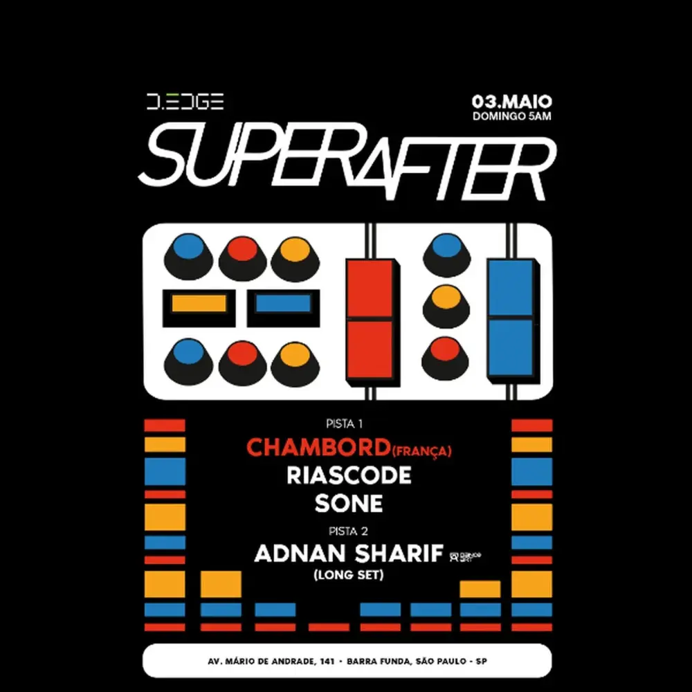 D-Edge Superafter com Chambord - Ingressos com desconto
