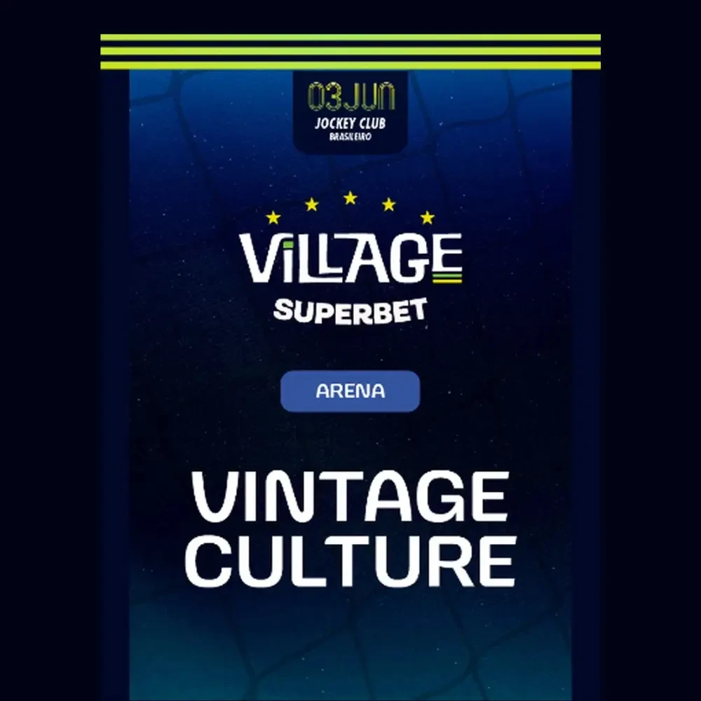 Village Rio com Vintage Culture - Ingressos com desconto