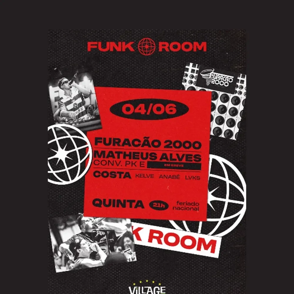Village Rio com Funk Room - Ingressos com desconto