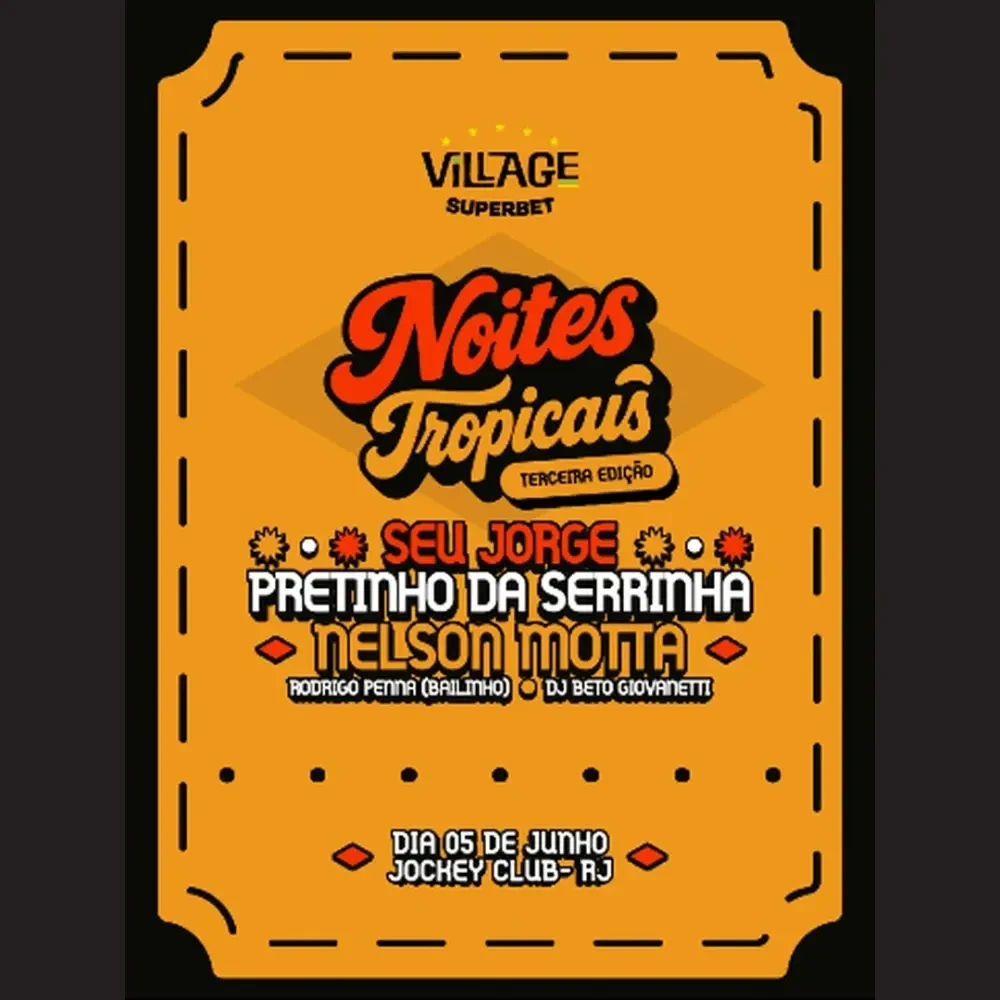Village Rio com Seu Jorge - Ingressos com desconto