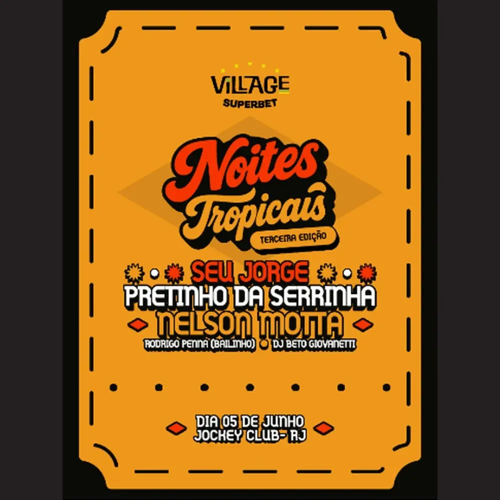 Village Rio com Seu Jorge - Ingressos com desconto