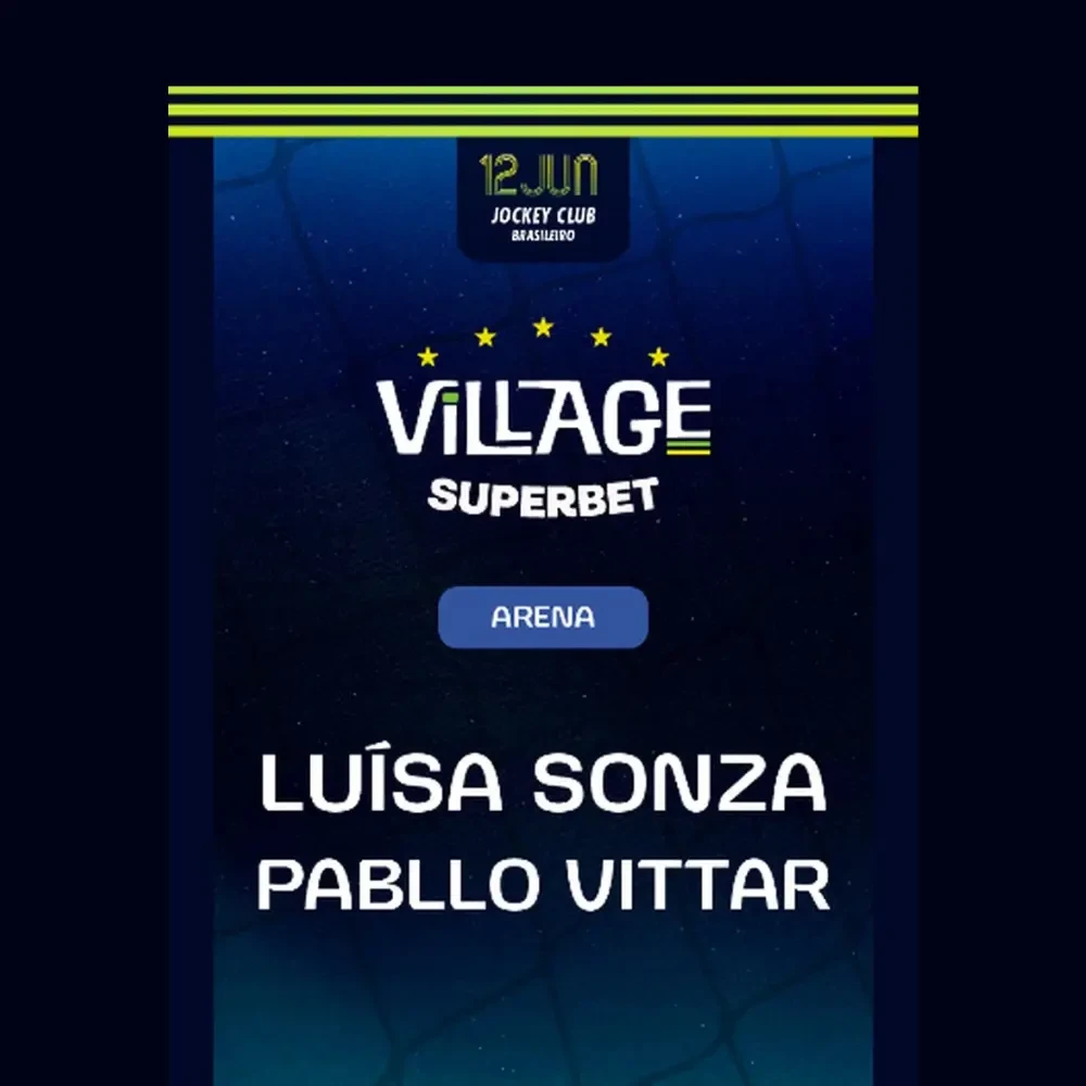 Village Rio com Luiza Sonza e Pabllo Vittar - Ingressos com desconto