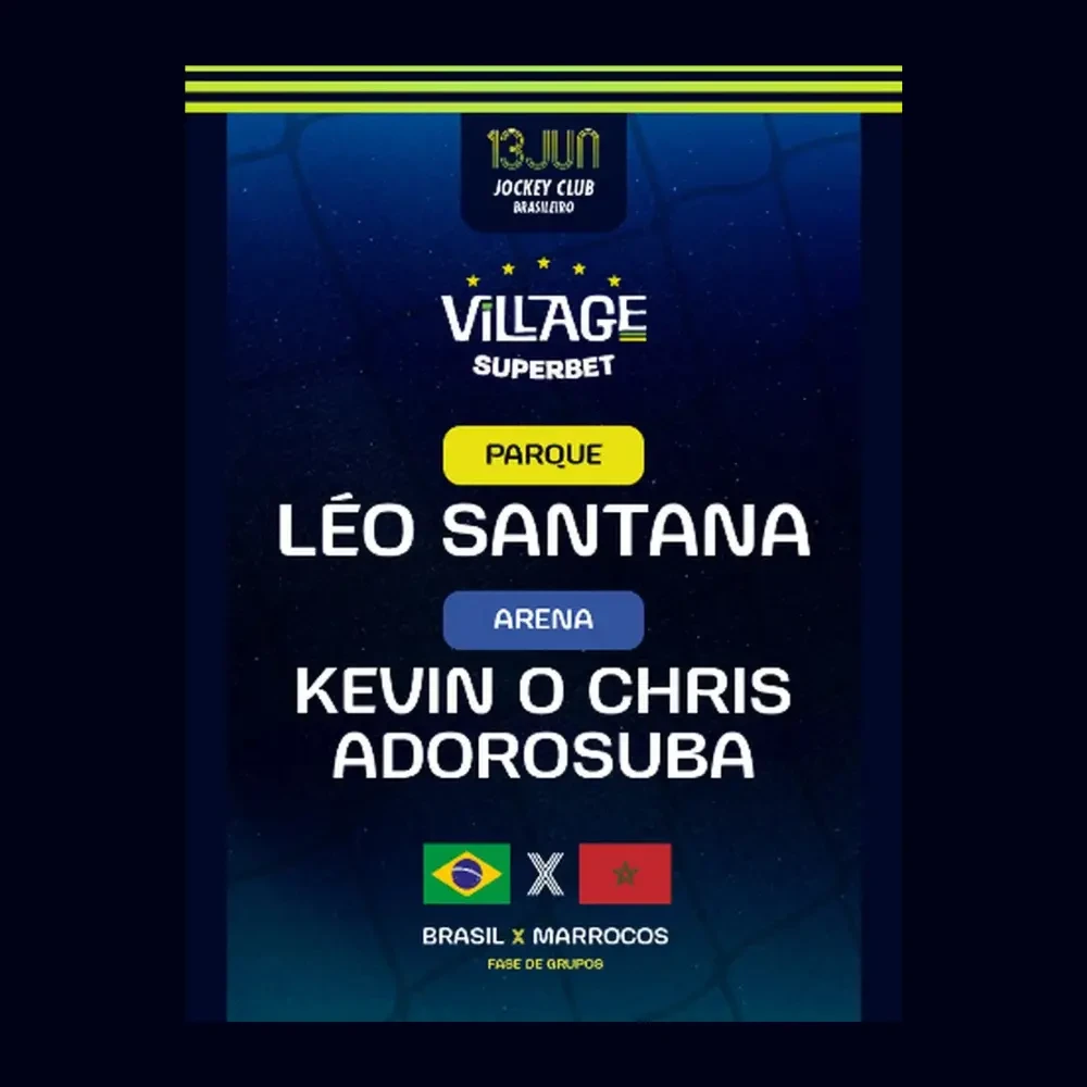 Brasil vs Marrocos no Village Rio - Ingressos com desconto