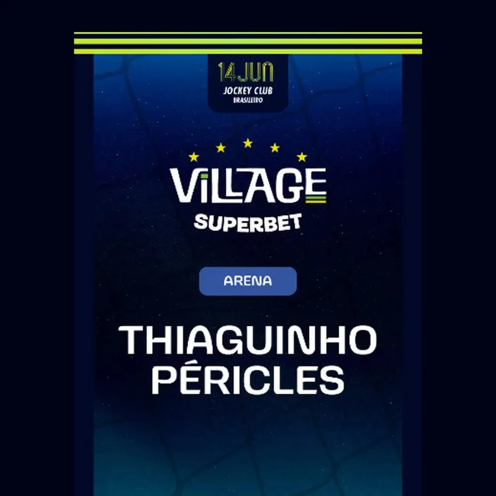 Village Rio com Thiaguinho e Péricles - Ingressos com desconto