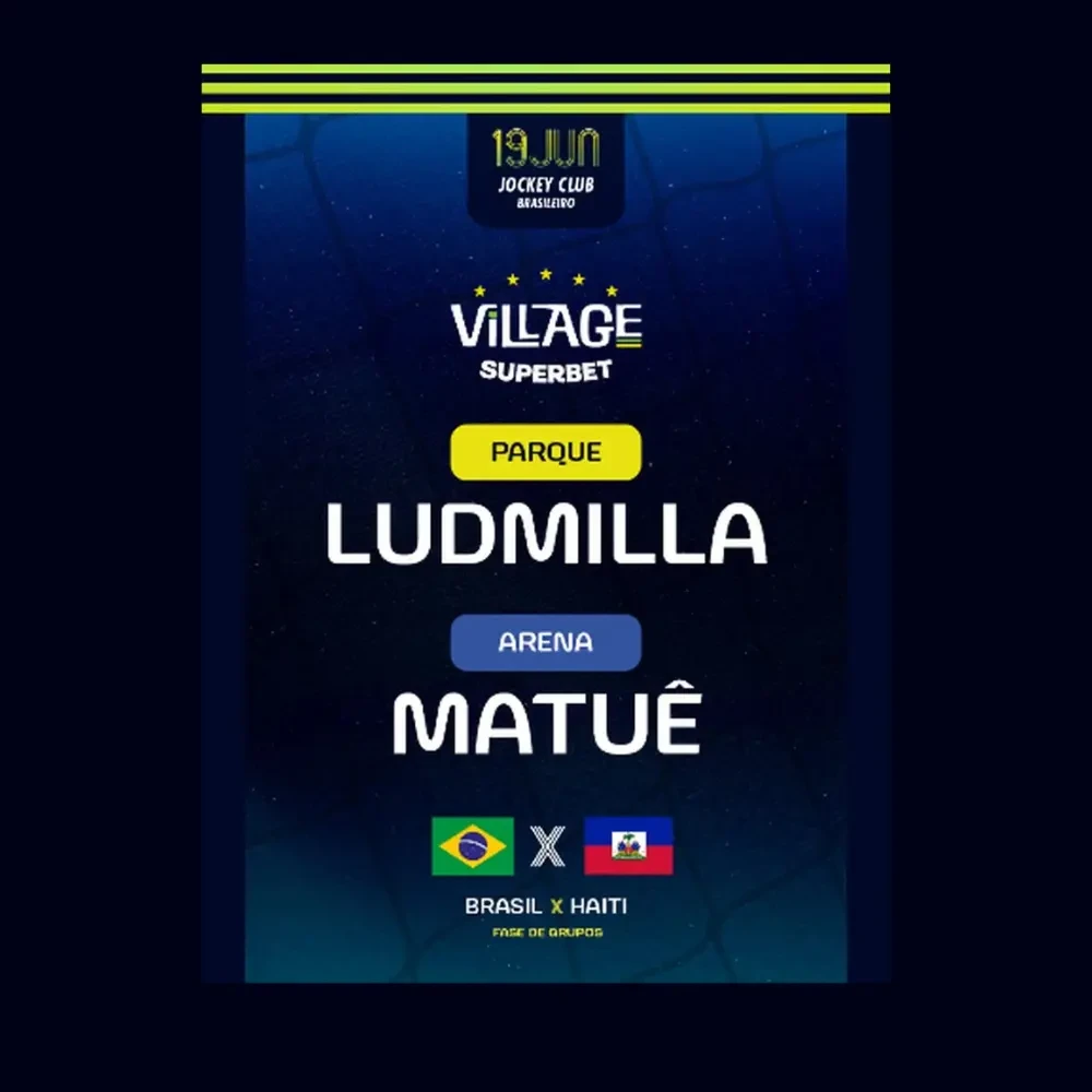 Brasil vs Haiti no Village Rio - Ingressos com desconto