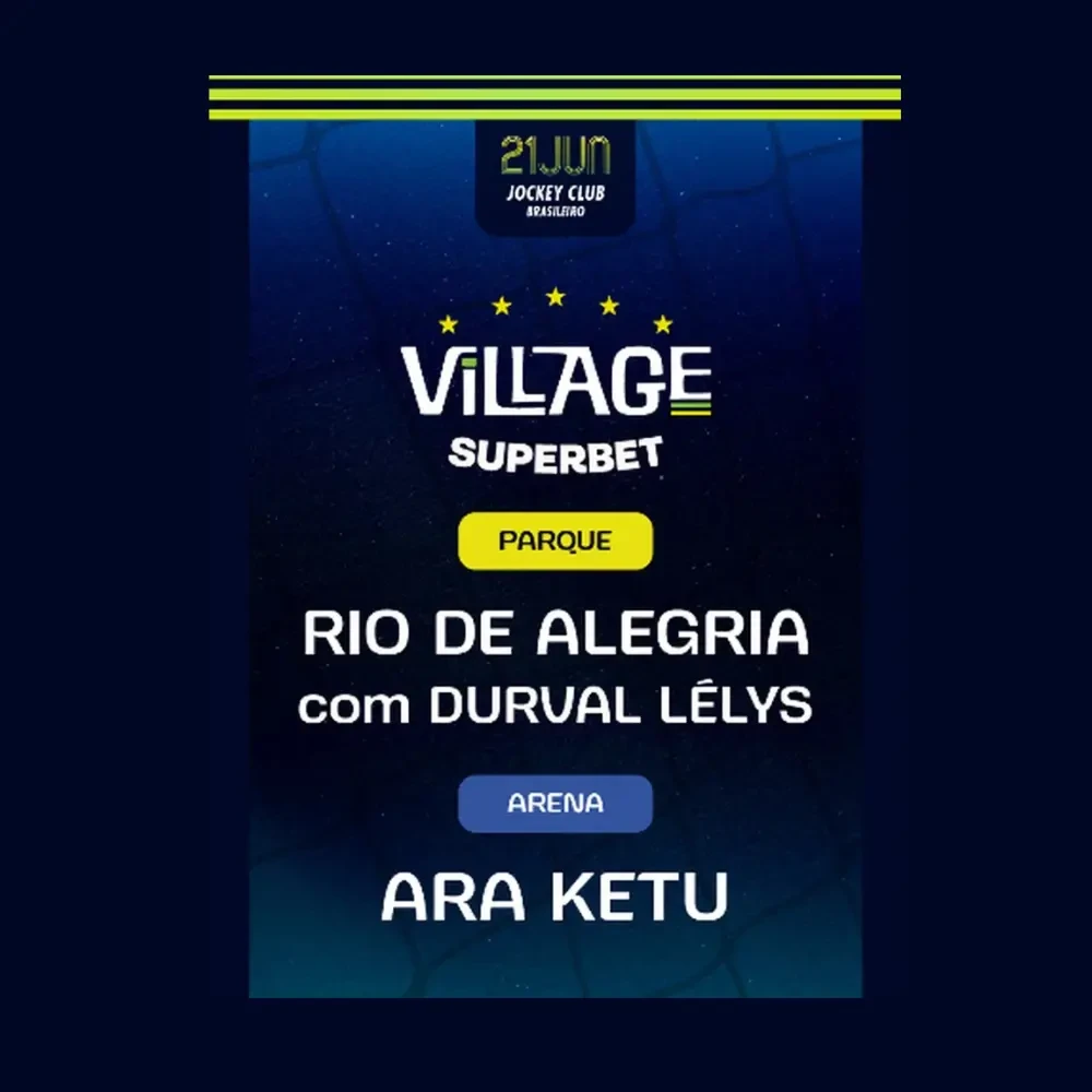 Rio de Alegria com Durval Lélys e Ara Ketu no Village Rio - Ingressos com desconto