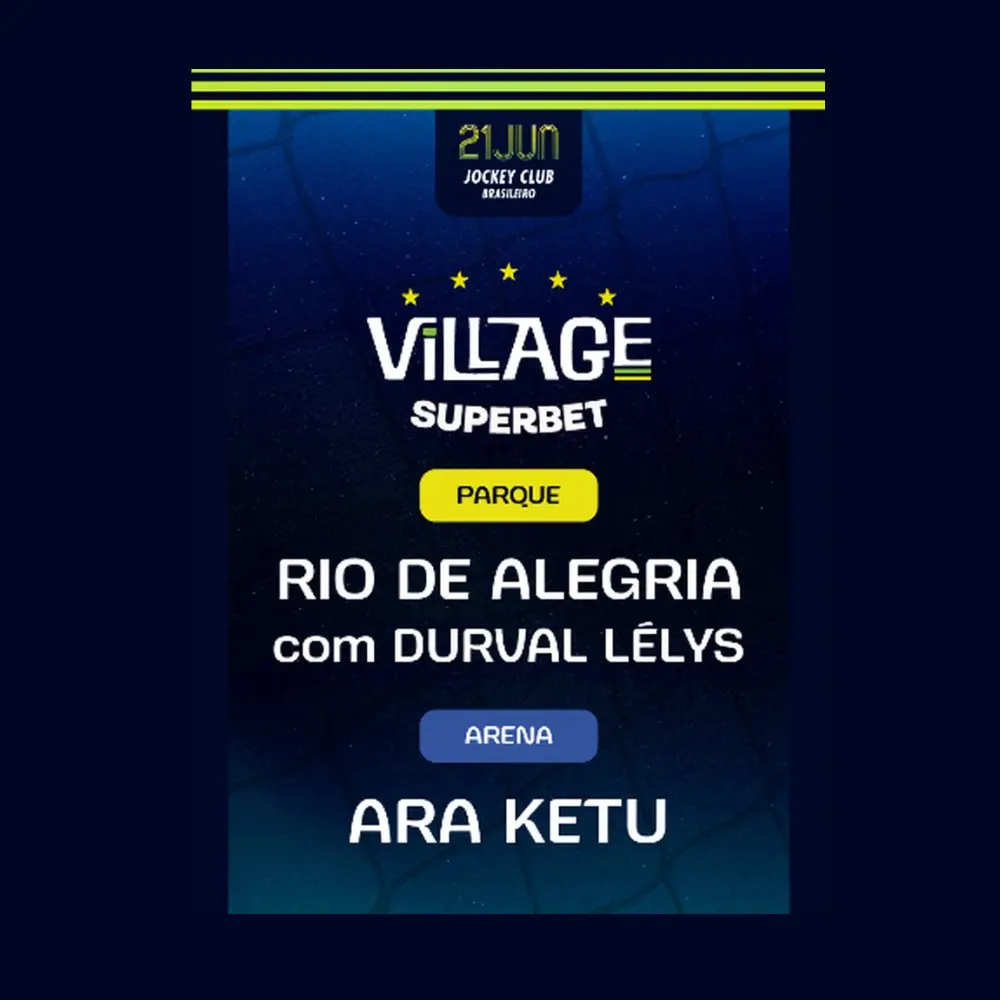 Rio de Alegria com Durval Lélys e Ara Ketu no Village Rio - Ingressos com desconto