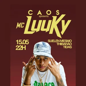 Caos Campinas apresenta Mc Luuky - Ingressos com desconto