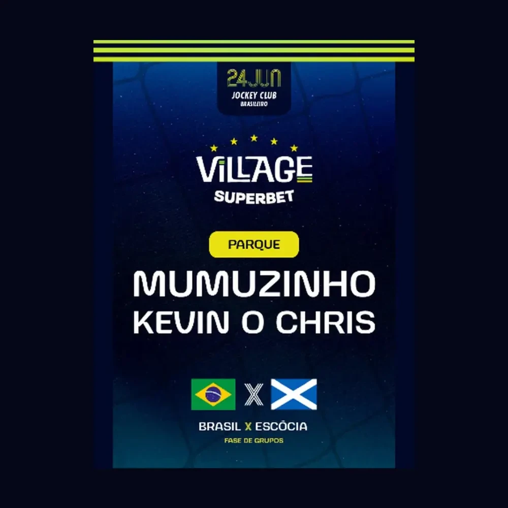 Brasil vs Escocia no Village Rio - Ingressos com desconto