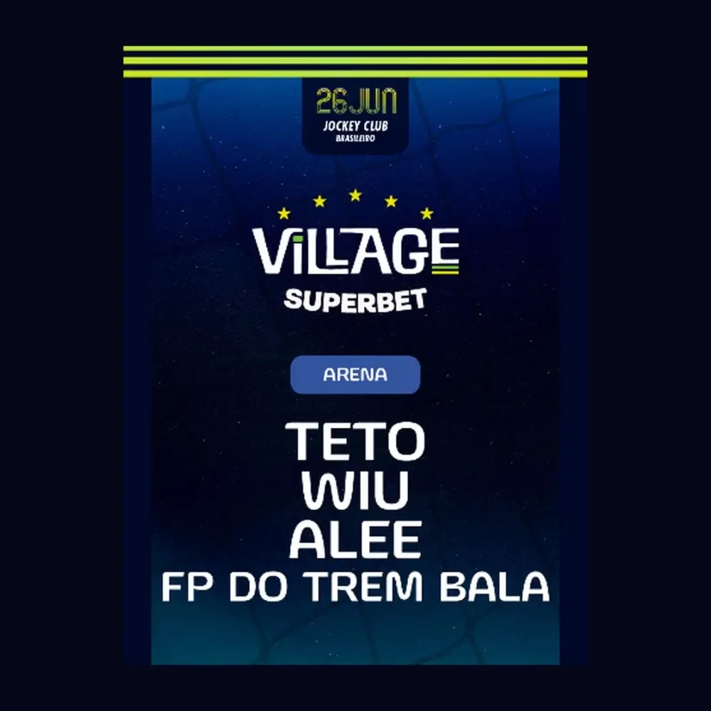 Village Rio com Teto, Wiu, Alee e FP do Trem Bala - Ingressos com desconto