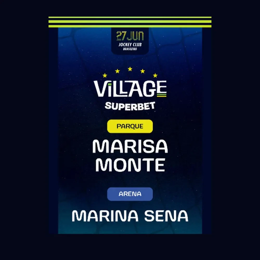 Village Rio com Marisa Monte e Marina Sena - Ingressos com desconto