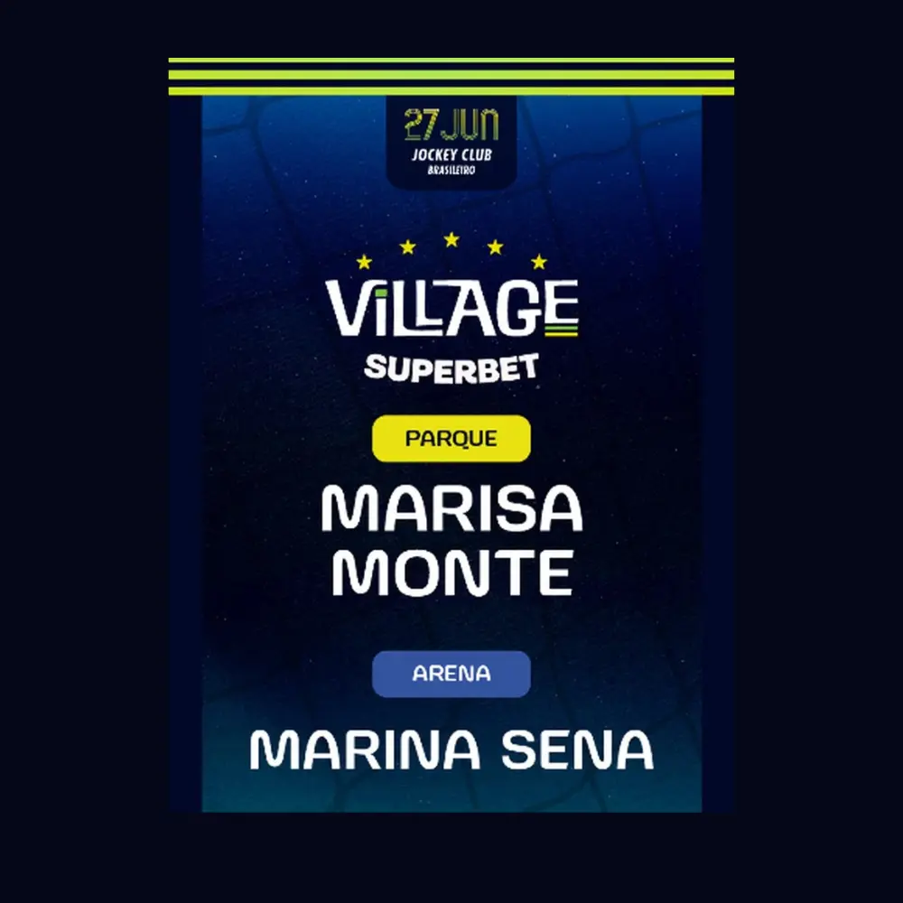 Village Rio com Marisa Monte e Marina Sena - Ingressos com desconto