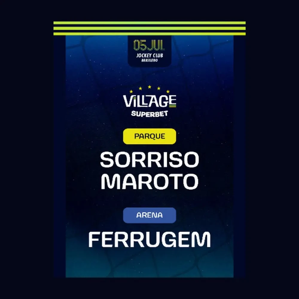 Village Rio com Sorriso Maroto e Ferrugem - Ingressos com desconto