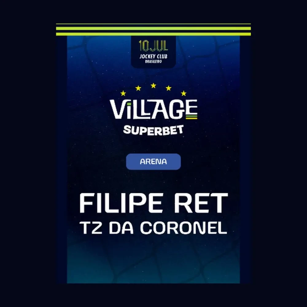 Village Rio com Filipe Ret e TZ da Coronel- Ingressos com desconto