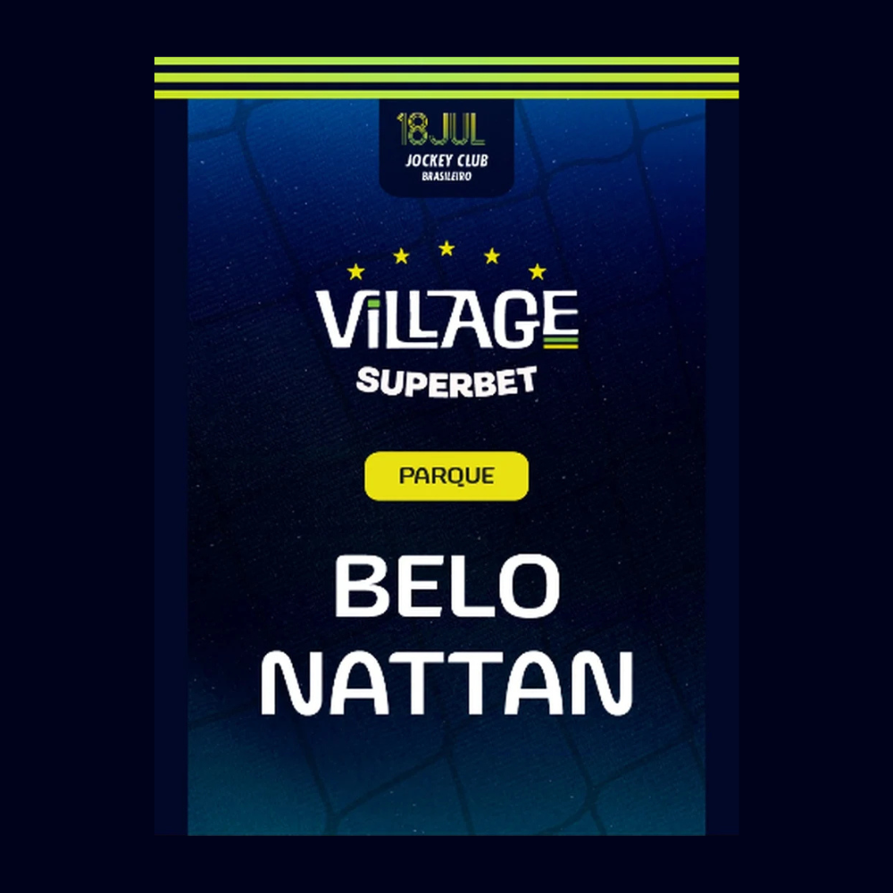 Village Rio com Belo e Nattan- Ingressos com desconto