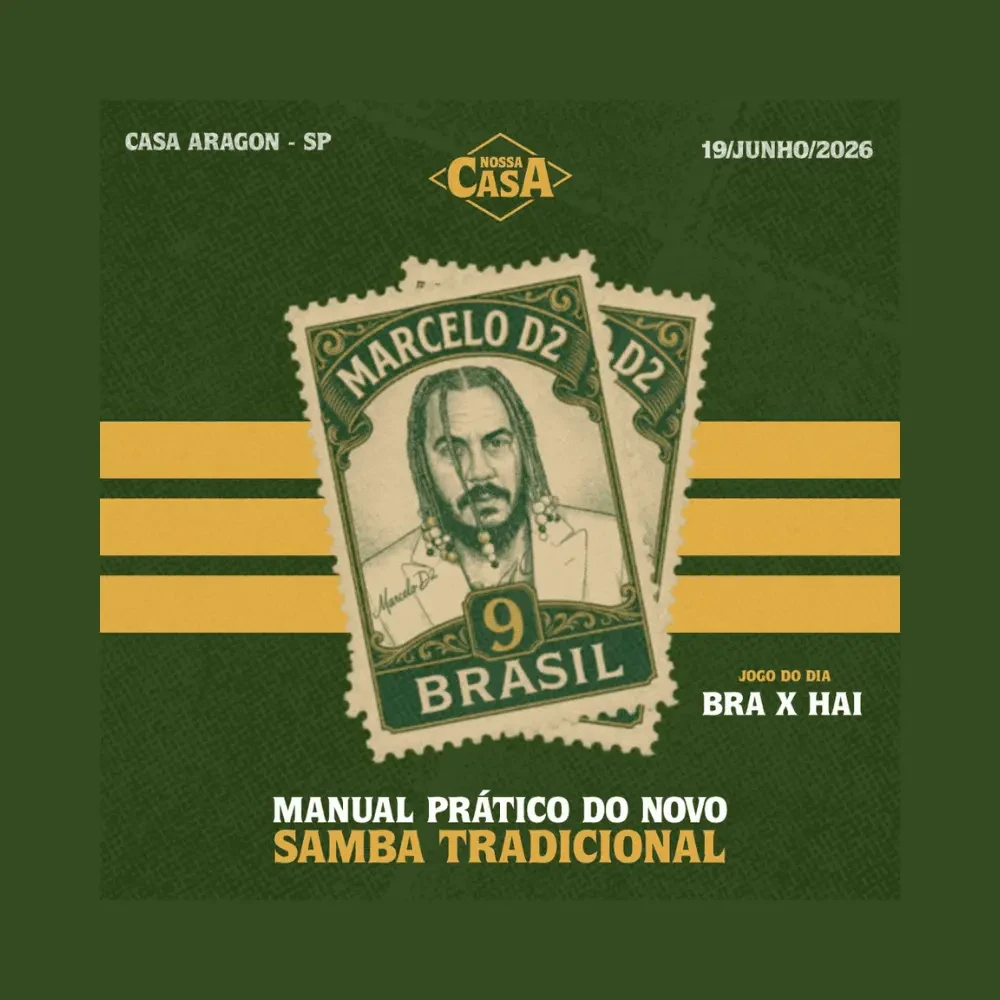 Nossa Casa na Copa SP - Marcelo D2 | Ingressos com desconto