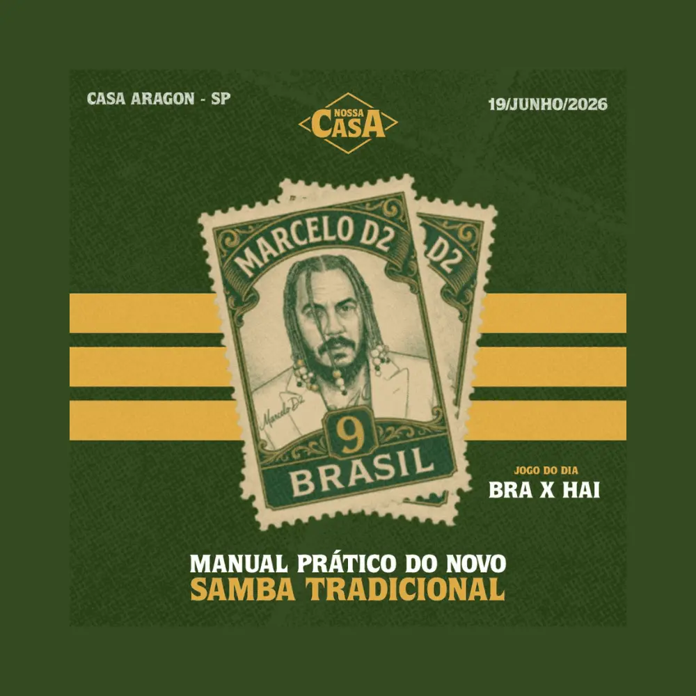 Nossa Casa na Copa SP - Marcelo D2 | Ingressos com desconto