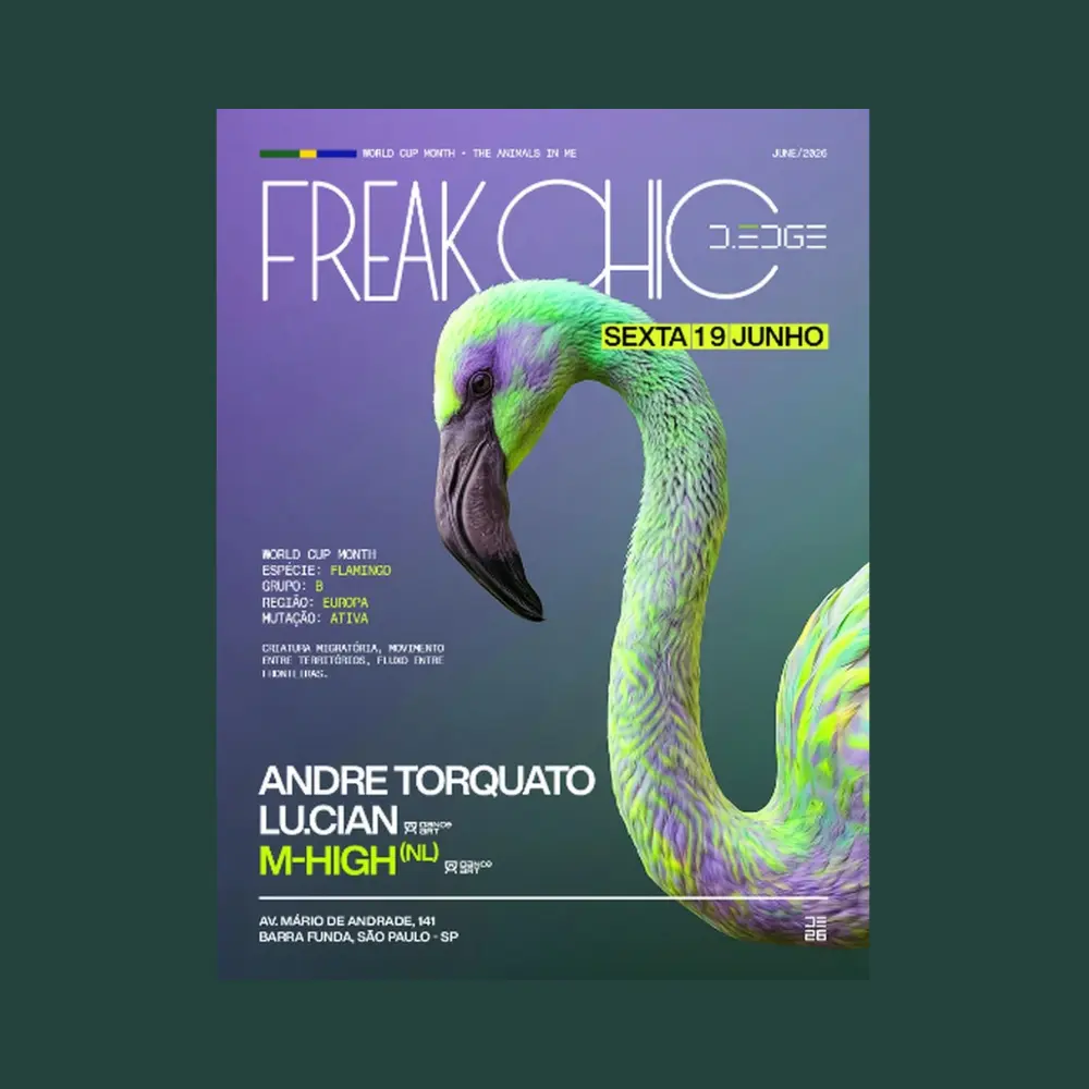 D-Edge Freak Chic com M-HIGH - Ingressos com desconto