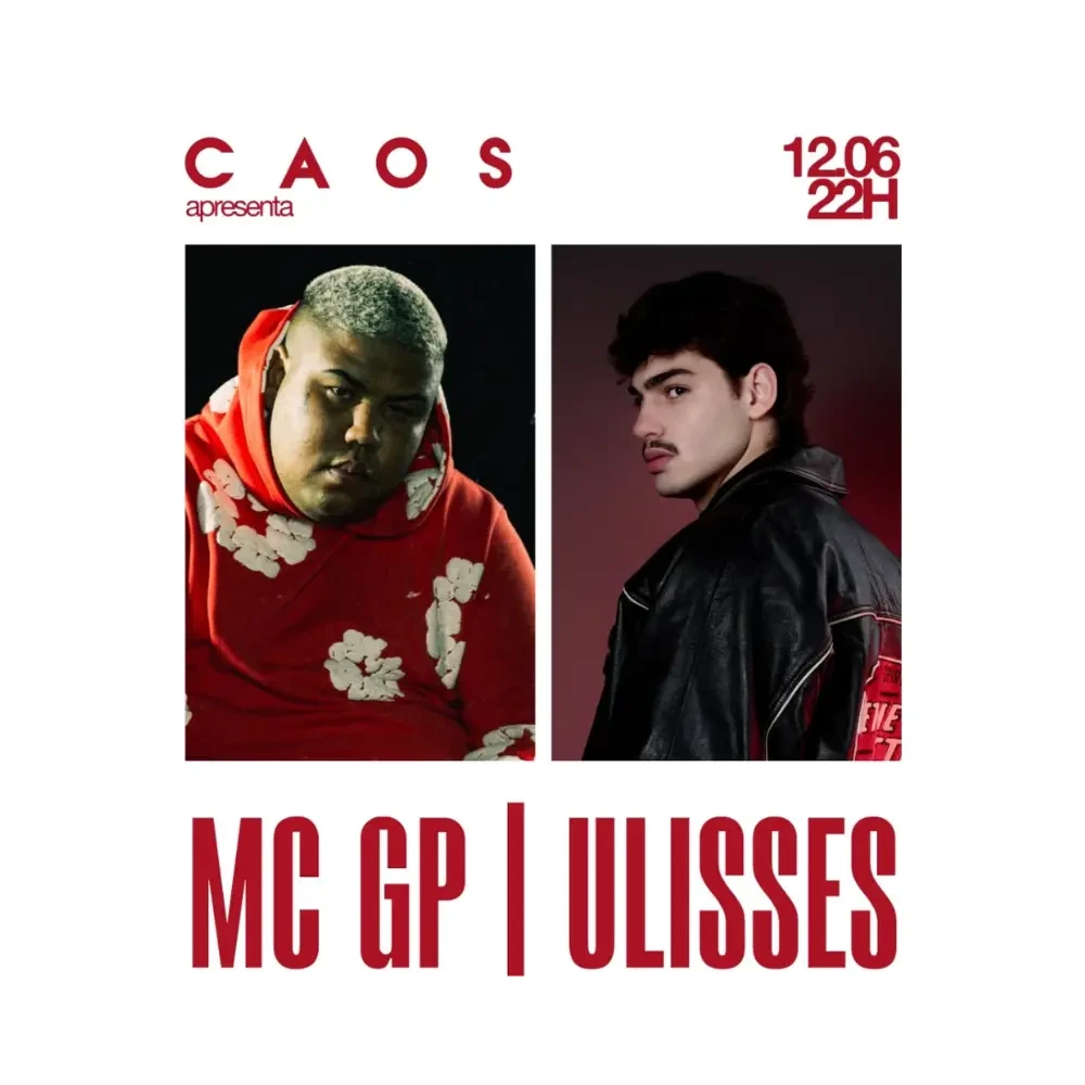 Caos Campinas apresenta MC GP + Ulisses - Ingressos com desconto