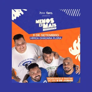 Menos é Mais Poços de Caldas 2026 - Ingressos com desconto